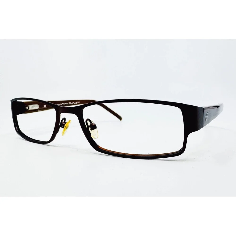 William Rast Eyeglasses Mens Brown Rectangular WR1008 MBRN 54-17-140